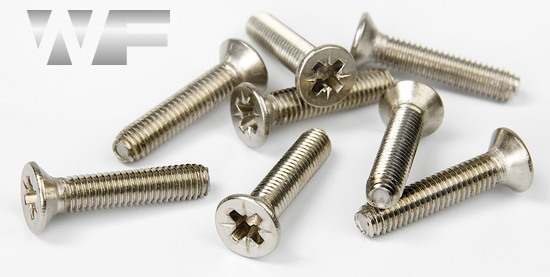 Pozi Csk Thread Rolling Screws for Metal DIN 7500 Type ME-Z in A2 image