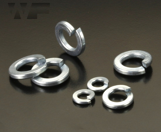 Rectangular Section Imperial Spring Washers in BZP image