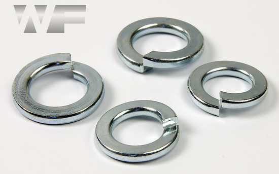 Rectangular Section Spring Washers DIN 127 in BZP image