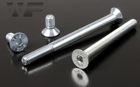 Socket Head Countersunk Screws ISO 10642 (DIN 7991) in BZP-10.9 image