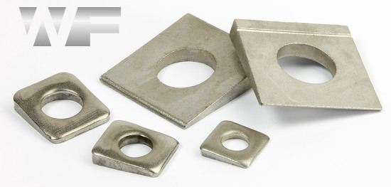 Square Taper Washers for I Sections in A2 image