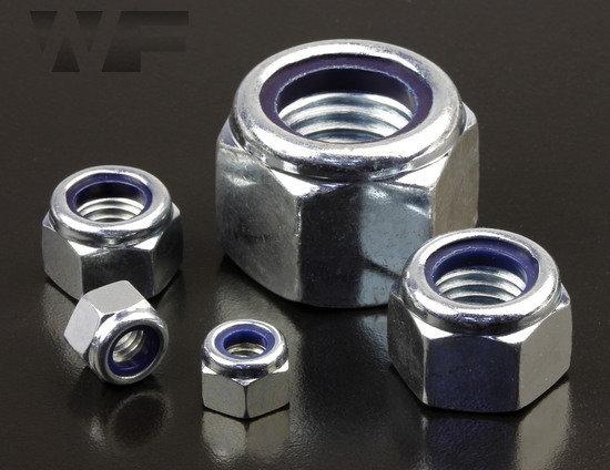 Thick Nyloc Nuts (Type P) DIN 982 in BZP-10 image
