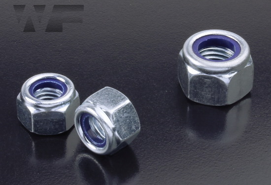 Thick Nyloc Nuts (Type P) DIN 982 in BZP-8 image