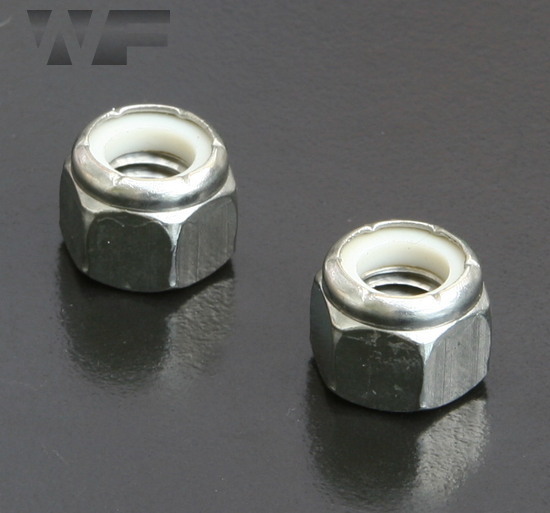 UNC Nylon Insert Hex Nuts IFI-100/107 in A2 image