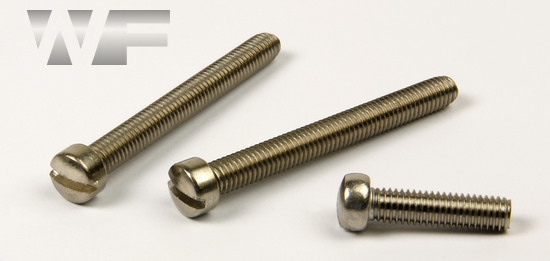 Image of UNF Fillister Head Slotted Machine Screws ASME B18.6.3 in A2 image