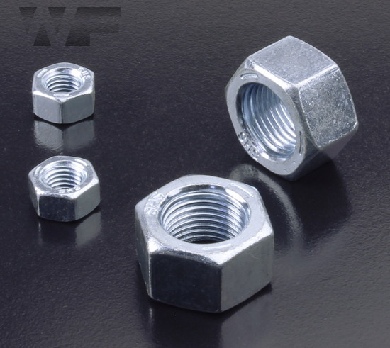 UNF Full Hex Nuts ASME B18.2.2 in BZP-G5 image