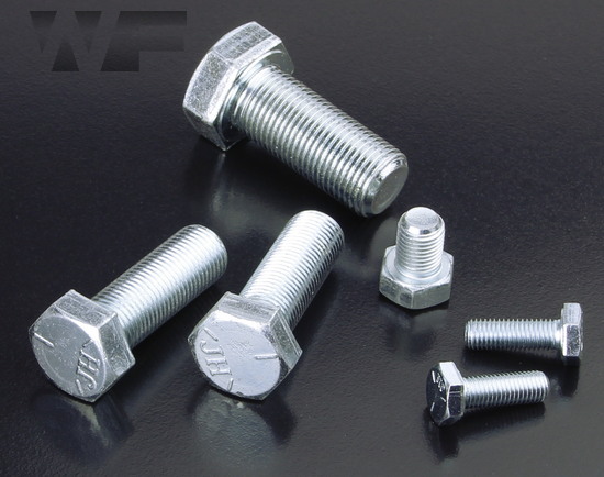 3/8 UNF x 1 1/2" Long Bolts High Tensile With Full Nuts pack of 5 