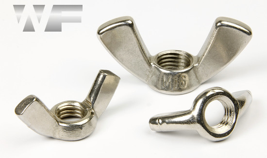 Wing Nuts Similar to DIN 314/315 American Form in A4 image