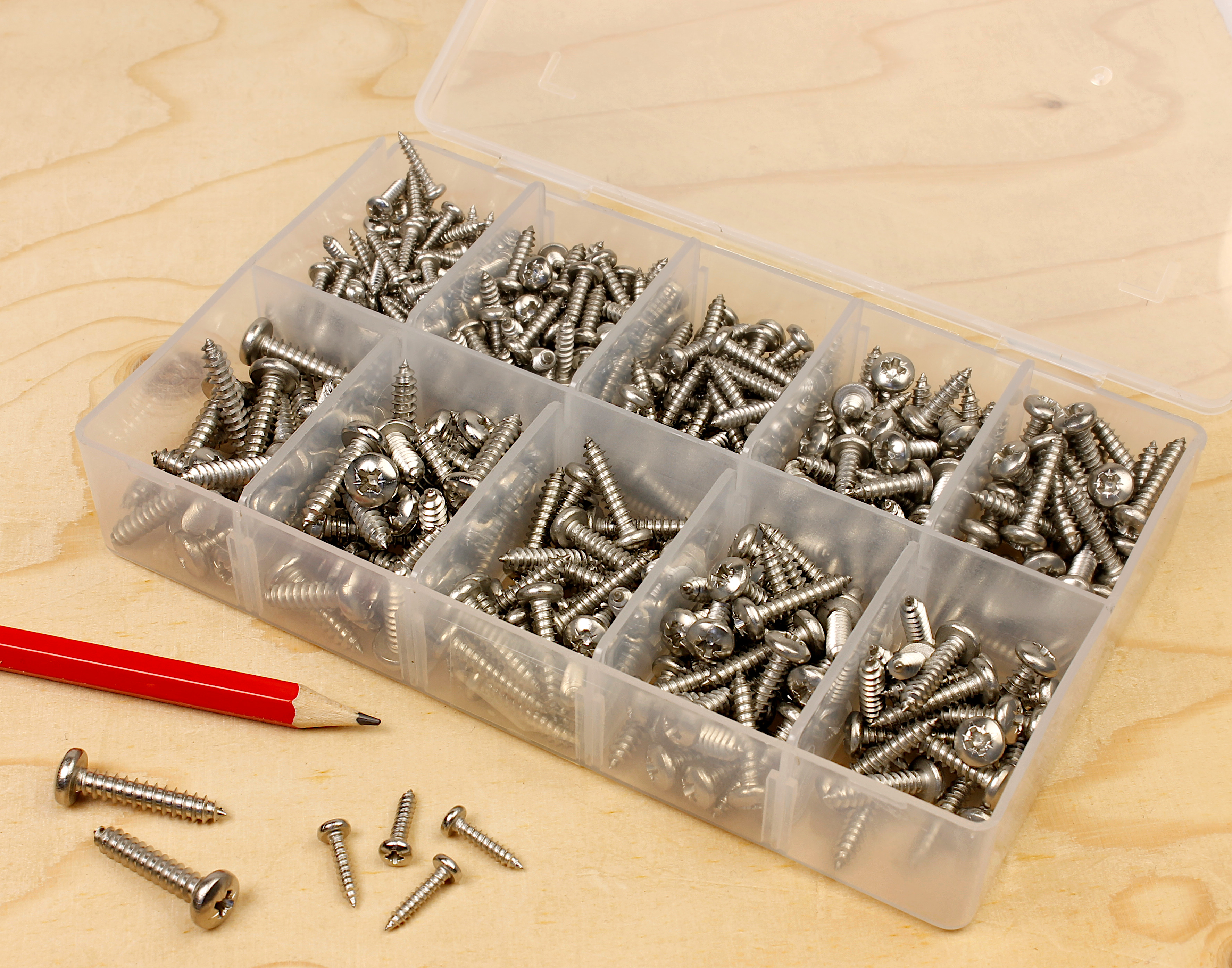 Stainless Steel Tapping Screw Assortments image