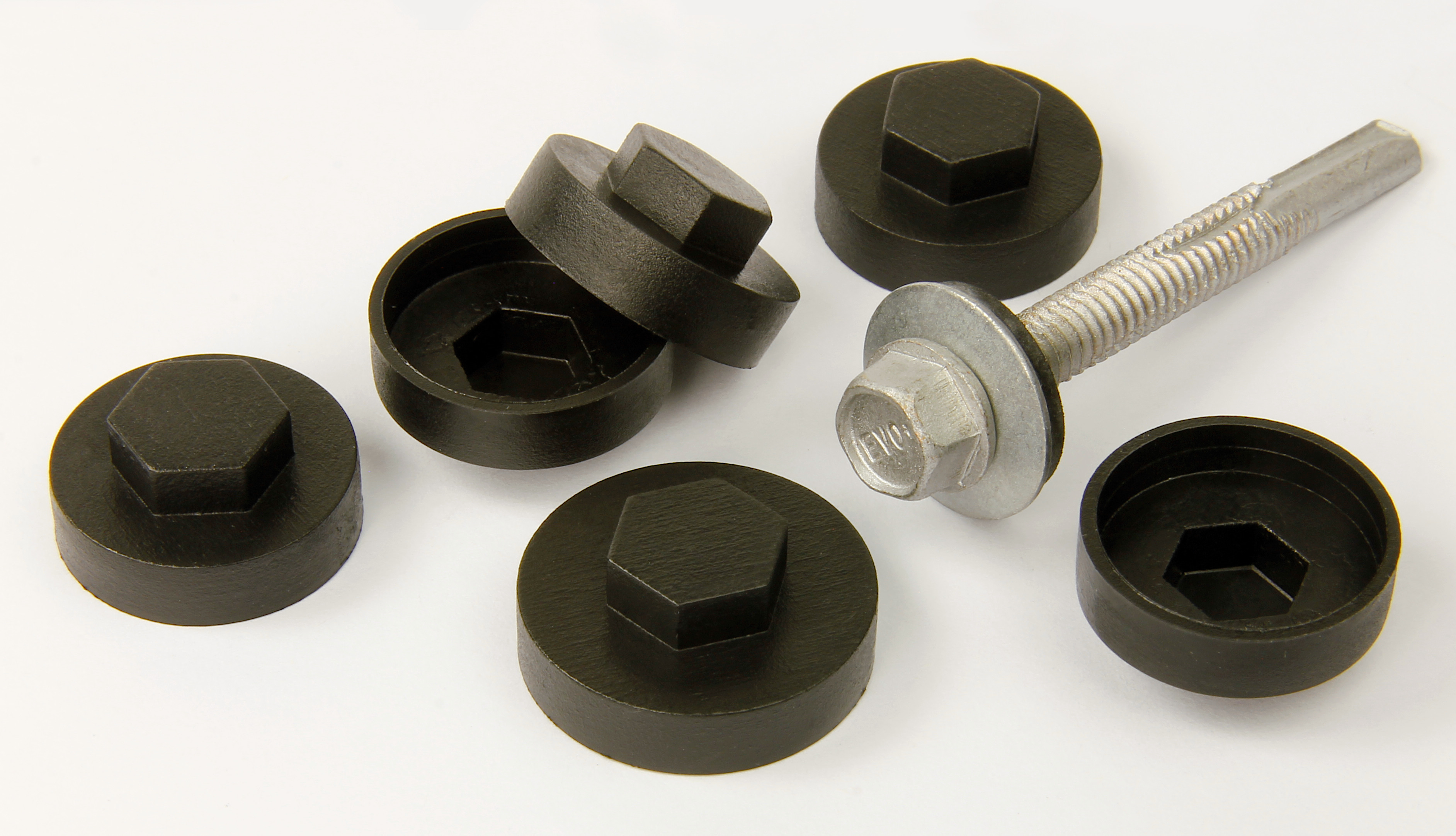 Tek Screw Colour Caps in Plastic (Low-density Polyethylene) image