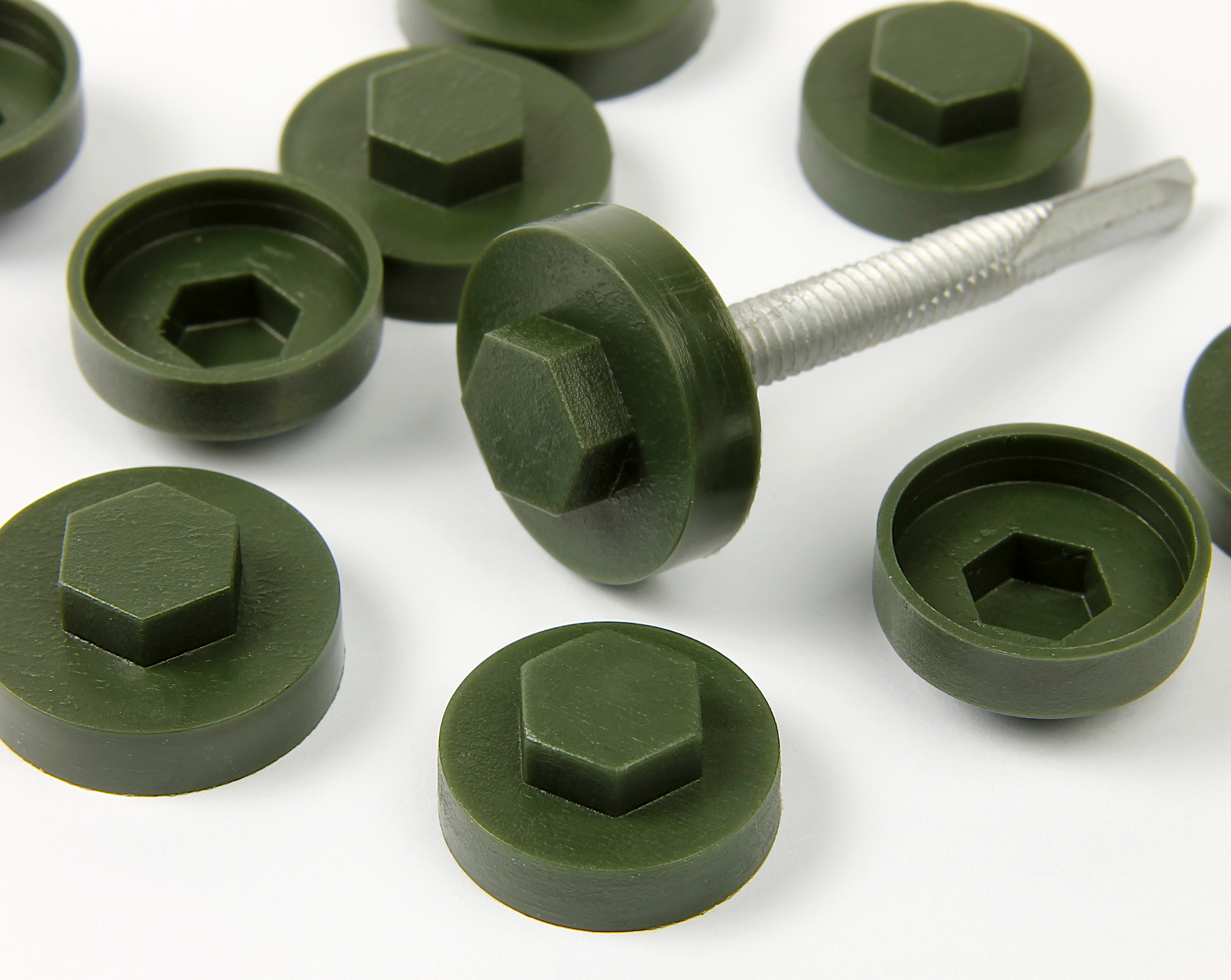 Tek Screw Colour Caps in Plastic (Low-density Polyethylene) image