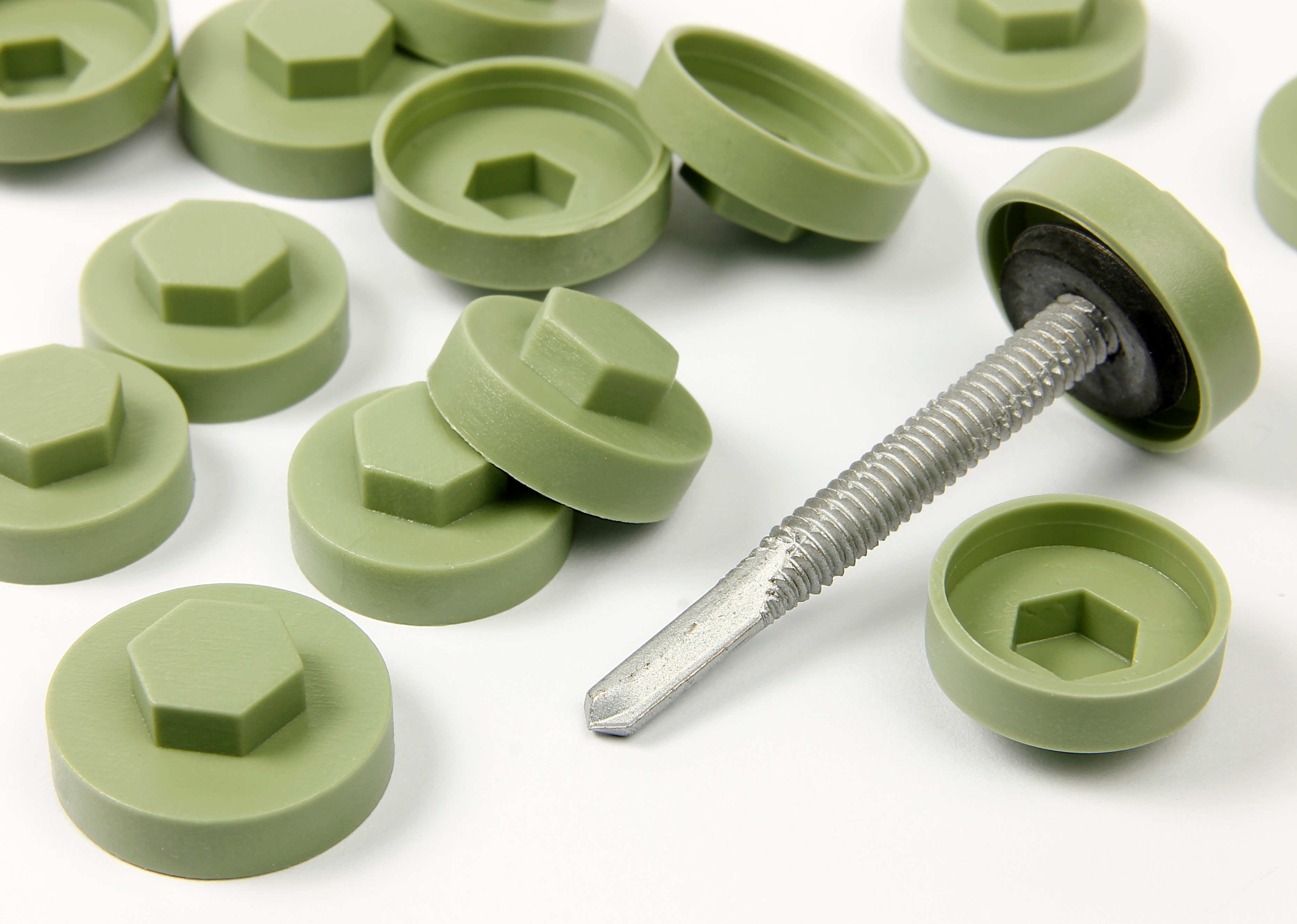 Tek Screw Colour Caps in Plastic (Low-density Polyethylene) image